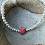 Red Spiny Oyster Pearl Bracelet