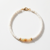 Opal Drift Bracelet - Mother of Pearl and Ethiopian Opal