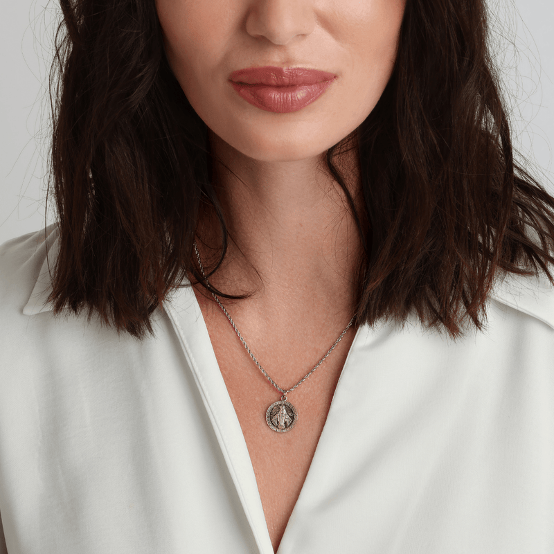 Gold-Filled Miraculous Mary Necklace