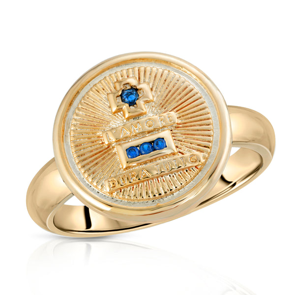 12 DAYS OF CHRISTMAS Super Sale - L'amore Coin Ring