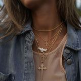 Solara Thunderbird Necklace - Pearl