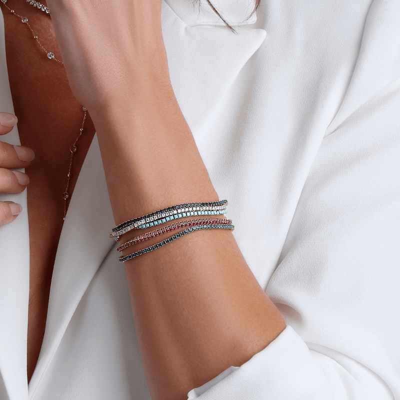 She's A Gem Tennis Bracelet - EMERALD