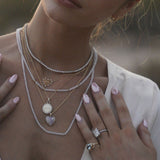 Joy Dravecky gold necklace styling image