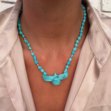 Carved Eagle Necklace with Sleeping Beauty