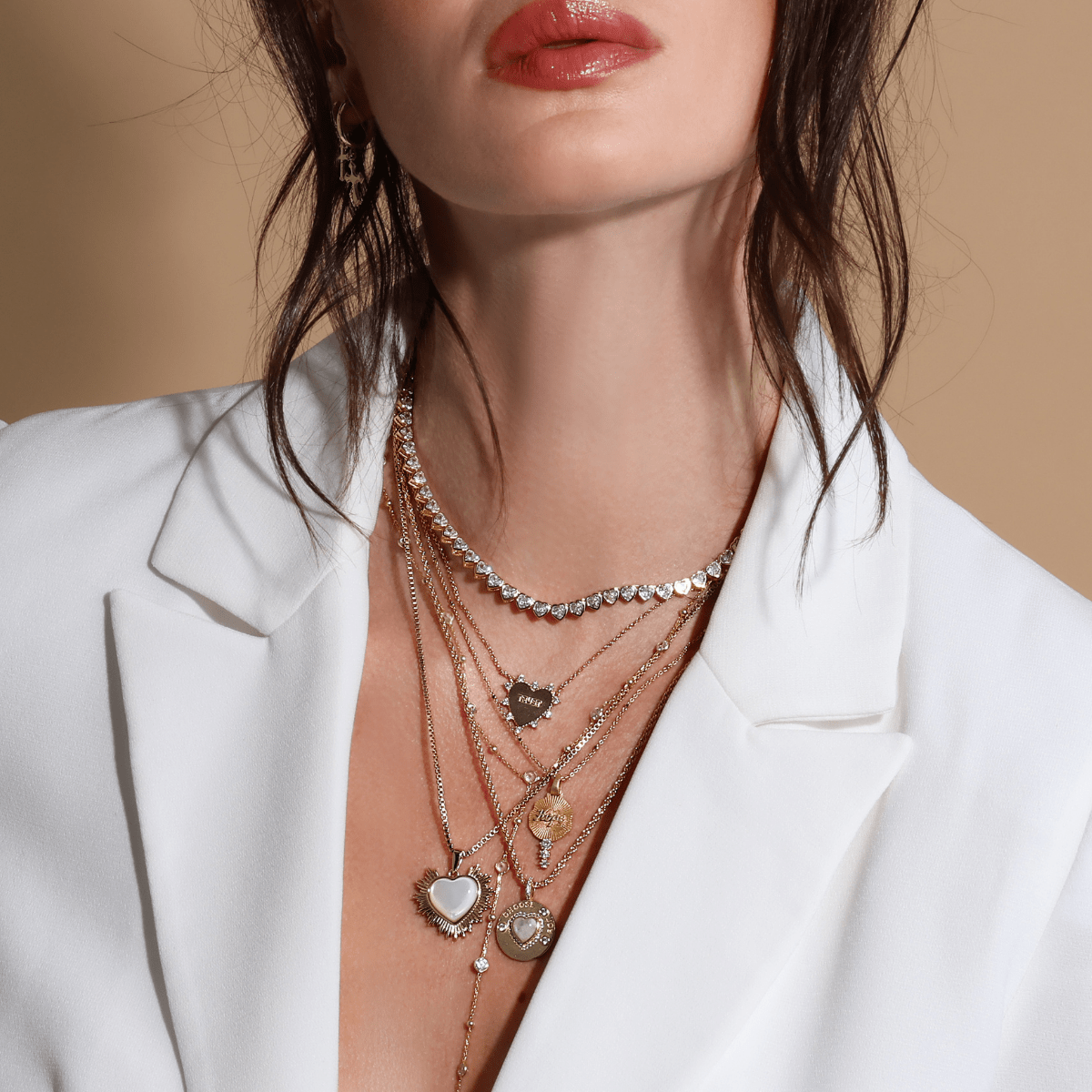 Heavenly Heart Tennis Necklace – Joy Dravecky