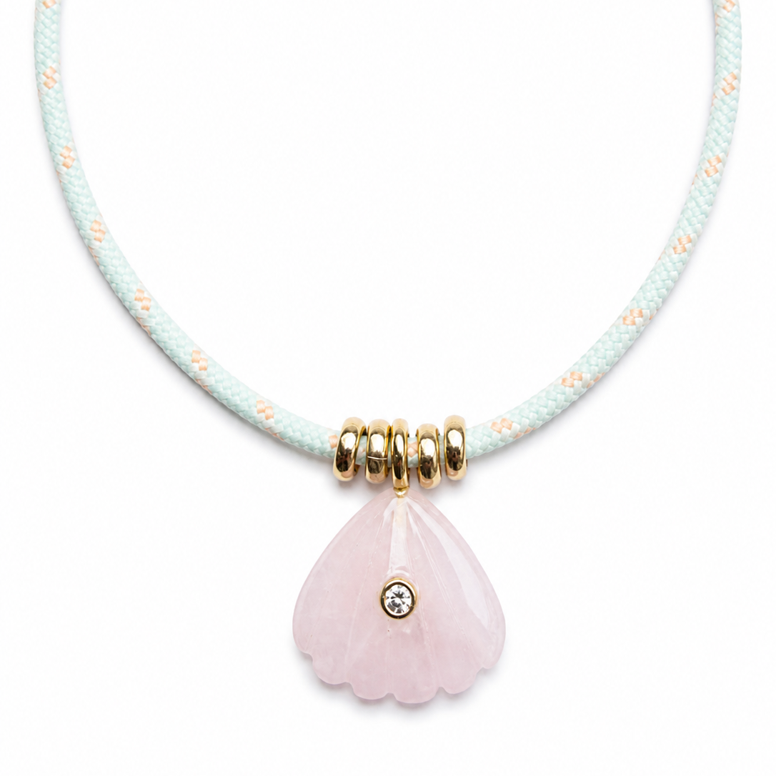 Happy as a Clam Paracord Necklace