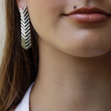 Lani Chevron Earring - Gold