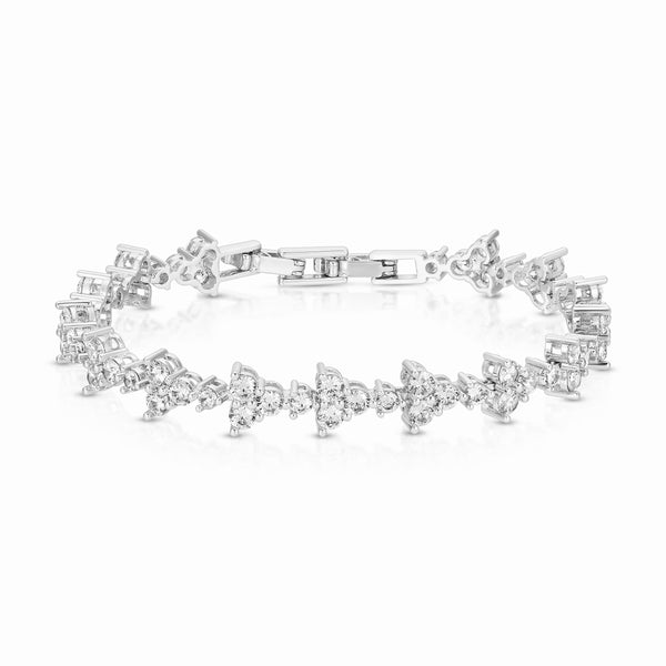 Esley Tennis Bracelet - Silver