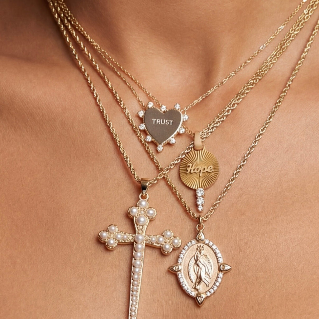 Two-Tone Heart of Trust Necklace – Joy Dravecky