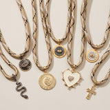 SAMPLE SALE: Demi-Fine Pendants Cord Necklace