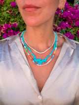 Carved Eagle Necklace with Sleeping Beauty