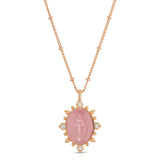 Lady Lourdes Pendant - Pink Rose