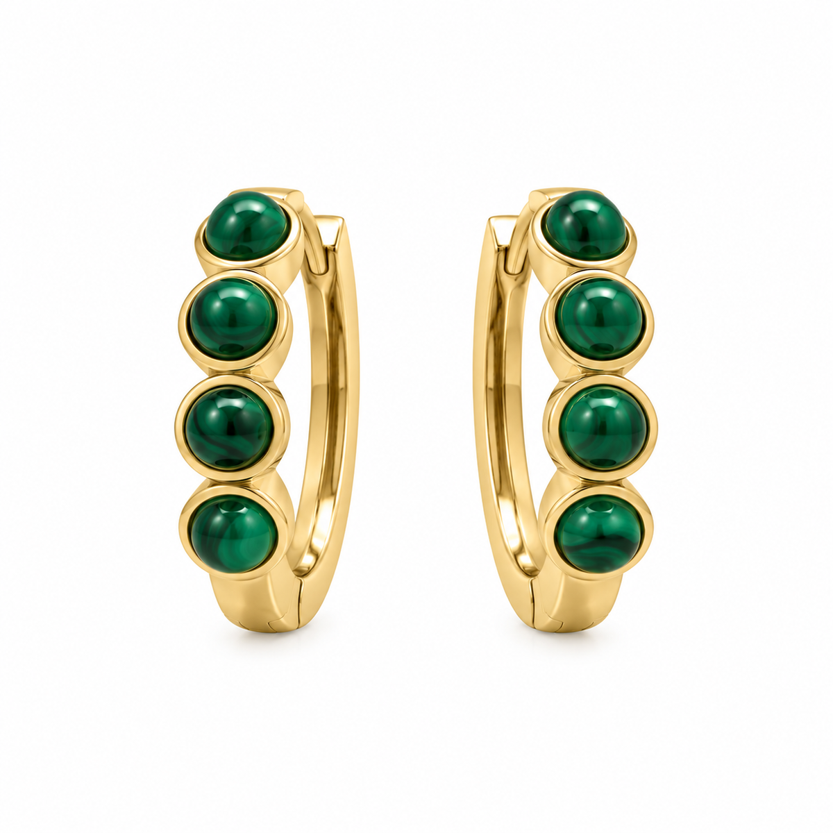 Sample Sale #159 - Malachite Francesca Hoop