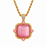 Sample Sale #162 - Bezel Stone Necklace