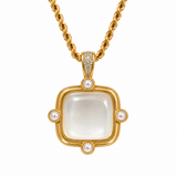 Sample Sale #162 - Bezel Stone Necklace