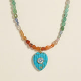 The Heart of Summer Necklace - Turquoise and Opal