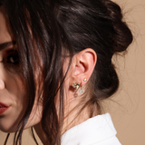 Demi-Fine Heart Stud