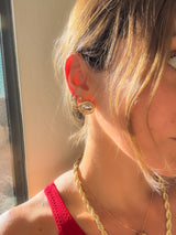 Claudia Mixed Metal Hoop