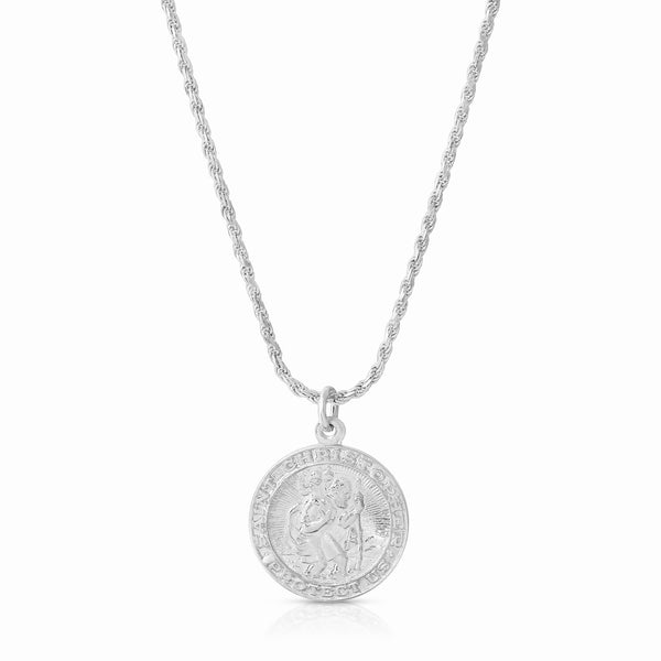 Saint Christopher Pendant - Silver
