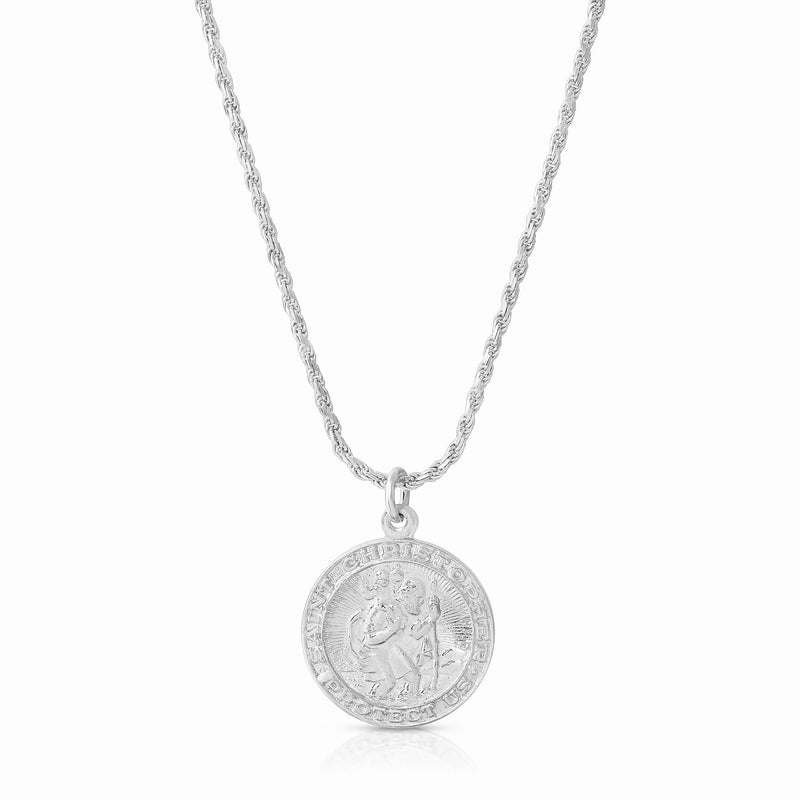 Saint Christopher Pendant - Silver