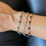 Penelope Tennis Bracelet - Malachite