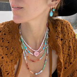 Rainbow Opal Nugget Necklace