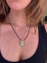 Islander Adjustable Leather Necklace