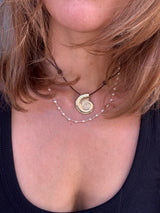 Islander Adjustable Leather Necklace
