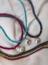 Treasured Pearl Neckalce - Emerald