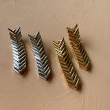 Lani Chevron Earring - Silver