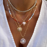 Heavenly Heart Tennis Necklace