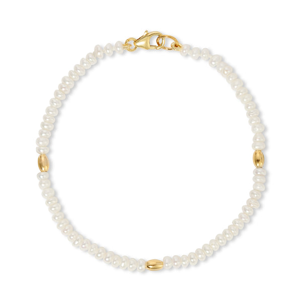 Bali Beaded Bracelet - Pearl