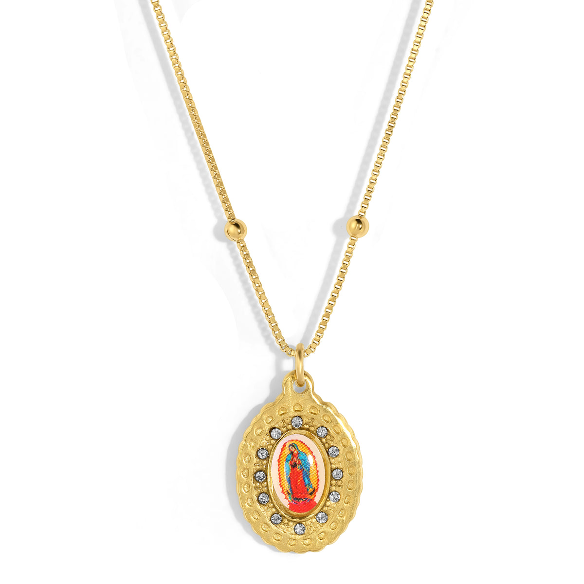 La Mer pendant necklace on a clean studio background