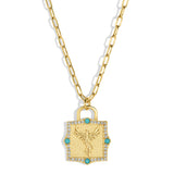 Phoenix Rising Necklace - Turquoise