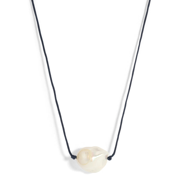 Navy Rare Find Cord Necklace