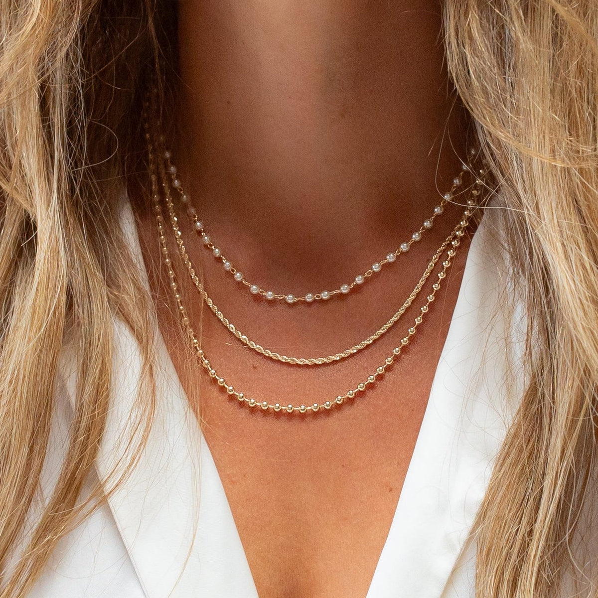 Pearl Trio Necklace – Joy Dravecky