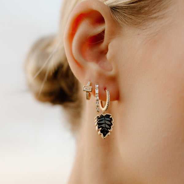 Black Friday Exclusive - STONE LEAF EARRING