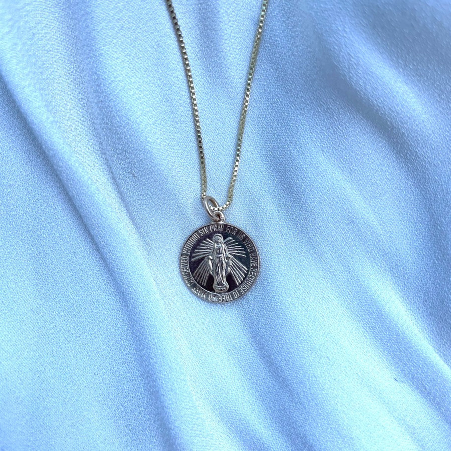 Gold-Filled Miraculous Mary Necklace – Joy Dravecky