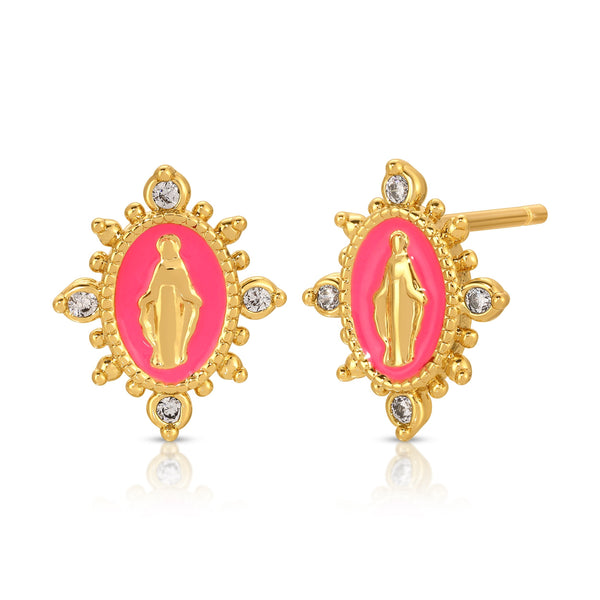 Lady Lourdes Stud - Hot Pink