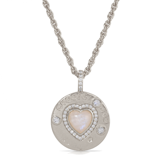 Joyful Heart Necklace -SILVER
