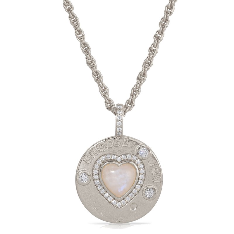 Joyful Heart Necklace -SILVER