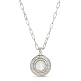 Mother Mary Necklace - Silver