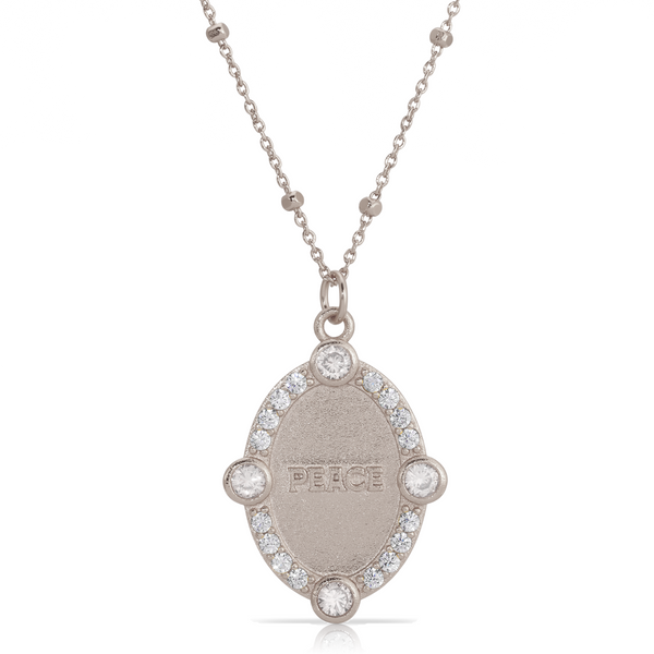 Perfect Peace Necklace- Silver