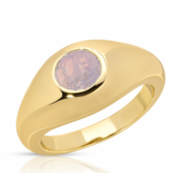 Cora Ring - Pink Opal