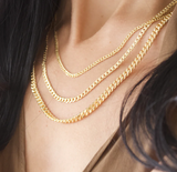 Rayna Cuban Link Trio Necklace