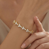 Esley Gold Tennis Bracelet