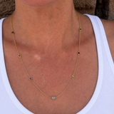 SAMPLE SALE: Demi-fine Multigem Necklace