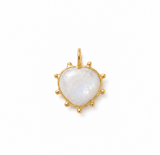 SAMPLE SALE: Gold Vermeil Heart Charm