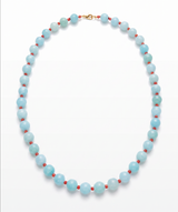 Rainbow Sherbet Gemstone Necklace - Powder Blue and Sherbert