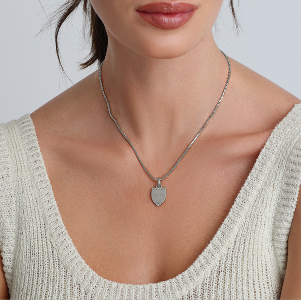 Shield of Faith Necklace - Silver